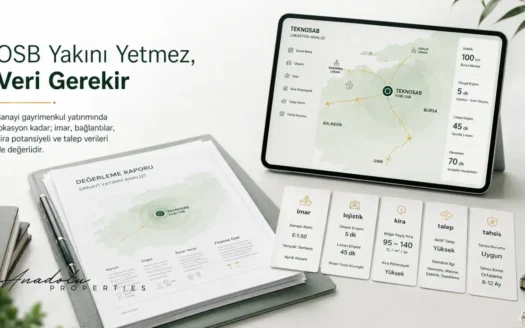 BURSA TEKNOSAB KOBİ OSB HAMLESİ: SANAYİ GAYRİMENKULÜNDE YENİ DEĞER HARİTASI